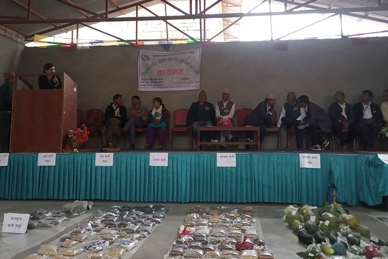 जुम्लामा कृषि मेला : चिनोदेखि भाँगोसम्म प्रदर्शनी